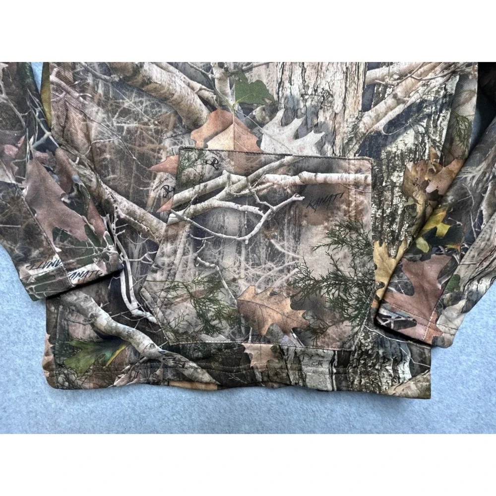 RedHead Youth Medium Kanati Camo Quarter Zip Fleece Hoodie Hunting Jacket